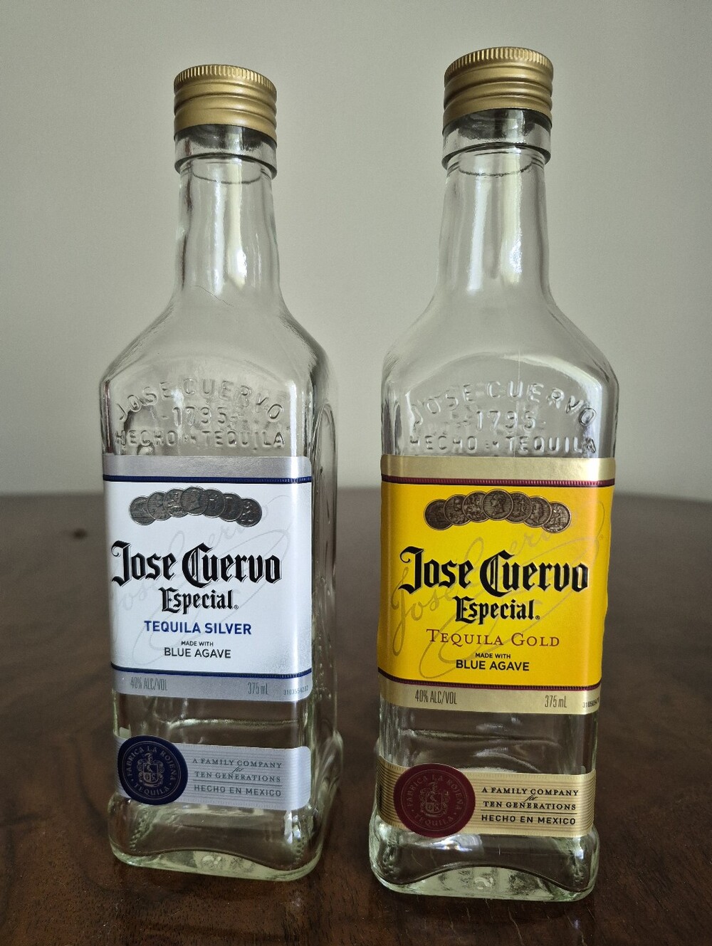 Jose Cuervo Salt & Pepper Shaker Set 9" | New - Never Used | Collectible Barware